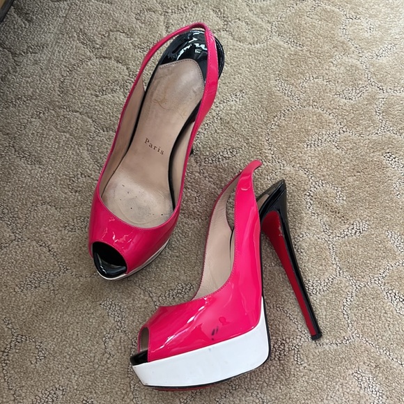 Christian Louboutin Lady Peep Slingback - Picture 3 of 16